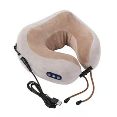 Massaging Neck Pillow | Portable Deep Tissue Massaging Neck Pillow