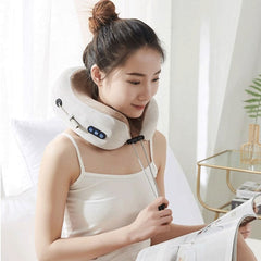 Massaging Neck Pillow | Portable Deep Tissue Massaging Neck Pillow